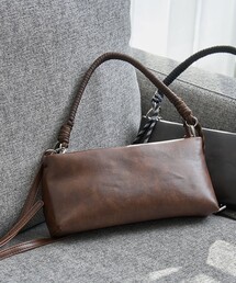 coen | レザーライク コード ミニショルダーバッグ(ショルダーバッグ)