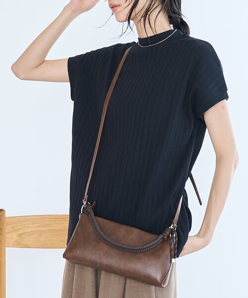セール】レザーライク コード ミニショルダーバッグ（ショルダー