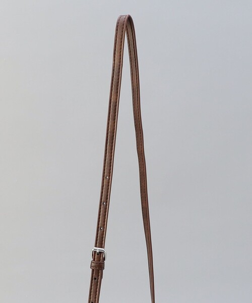 coen（コーエン）の「レザーライク コード ミニショルダーバッグ（ショルダーバッグ・レディース・ダークブラウン/ダークグレー・FREE）」の15枚目の写真