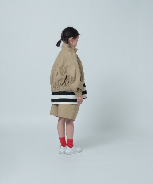 LOWRYS FARM(ローリーズファーム)の「TCタックハーフパンツ 290617(その他パンツ・キッズ・ベージュ/ネイビー・140cm/130cm/120cm/110cm/150cm)」の14枚目の写真