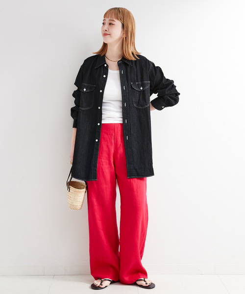 ブラウス シャツ LEE/リー DUNGAREES スタンダードワークシャツ レディース Lee ブラウス シャツ LEE/リー 別注 DUNGAREES スタンダード
