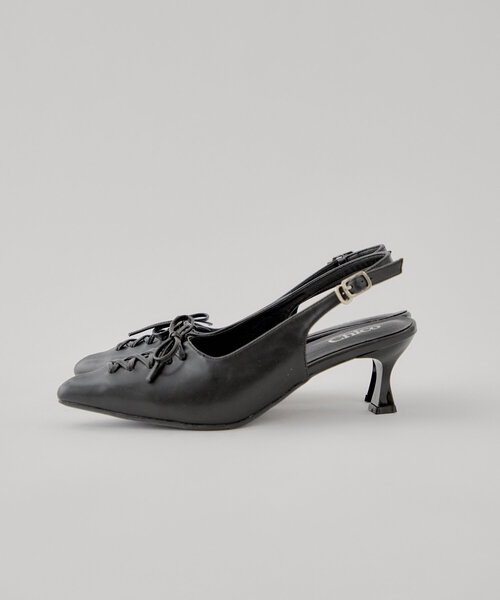 Chico リボンビジューベロアミュール ROCHAS リボンベロアミュール 37