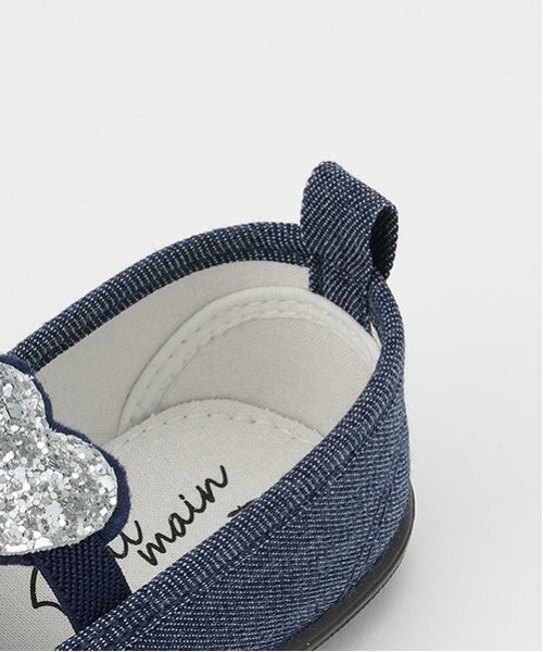 petit main（プティマイン）の「キラキラモチーフシューズ（スリッポン・キッズ・アイボリー/ピンク/ネイビー・18cm/17cm/16cm/14cm/15cm/19cm）」の8枚目の写真