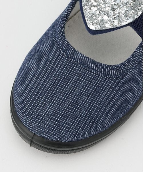 petit main（プティマイン）の「キラキラモチーフシューズ（スリッポン・キッズ・アイボリー/ピンク/ネイビー・18cm/17cm/16cm/14cm/15cm/19cm）」の10枚目の写真