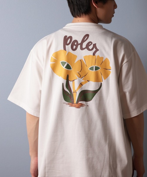 POLeR(ポーラー)の「【ムラサキスポーツ限定】POLER/ポーラー 半袖Tシャツ ビッグシルエット 吸湿速乾 259MCV0016(Tシャツ/カットソー・メンズ・イエロー/ホワイト/ブラック・M/L/XL)」の1枚目の写真