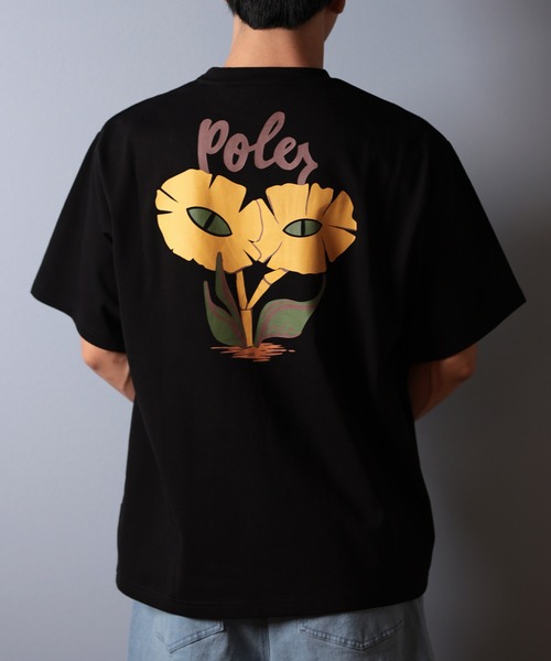 POLeR(ポーラー)の「【ムラサキスポーツ限定】POLER/ポーラー 半袖Tシャツ ビッグシルエット 吸湿速乾 259MCV0016(Tシャツ/カットソー・メンズ・イエロー/ホワイト/ブラック・M/L/XL)」の2枚目の写真