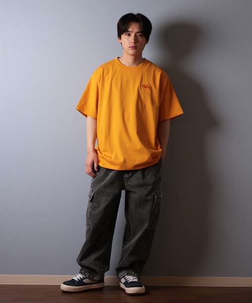 POLeR(ポーラー)の「【ムラサキスポーツ限定】POLER/ポーラー 半袖Tシャツ ビッグシルエット 吸湿速乾 259MCV0016(Tシャツ/カットソー・メンズ・イエロー/ホワイト/ブラック・M/L/XL)」の16枚目の写真