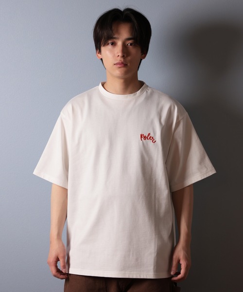 POLeR(ポーラー)の「【ムラサキスポーツ限定】POLER/ポーラー 半袖Tシャツ ビッグシルエット 吸湿速乾 259MCV0016(Tシャツ/カットソー・メンズ・イエロー/ホワイト/ブラック・M/L/XL)」の4枚目の写真