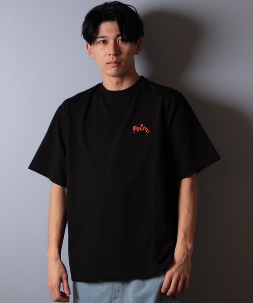 POLeR(ポーラー)の「【ムラサキスポーツ限定】POLER/ポーラー 半袖Tシャツ ビッグシルエット 吸湿速乾 259MCV0016(Tシャツ/カットソー・メンズ・イエロー/ホワイト/ブラック・M/L/XL)」の9枚目の写真