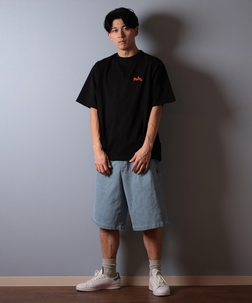 POLeR(ポーラー)の「【ムラサキスポーツ限定】POLER/ポーラー 半袖Tシャツ ビッグシルエット 吸湿速乾 259MCV0016(Tシャツ/カットソー・メンズ・イエロー/ホワイト/ブラック・M/L/XL)」の11枚目の写真