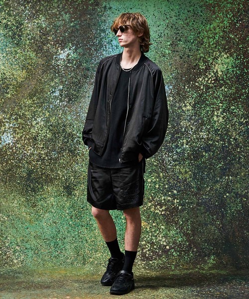 MSML(エムエスエムエル)の「SATIN SHORTS(その他パンツ・メンズ・ライトブルー/ブラック・XL/L/M/S)」の21枚目の写真