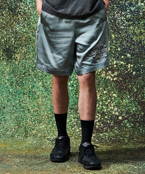 MSML(エムエスエムエル)の「SATIN SHORTS(その他パンツ・メンズ・ライトブルー/ブラック・XL/L/M/S)」の7枚目の写真