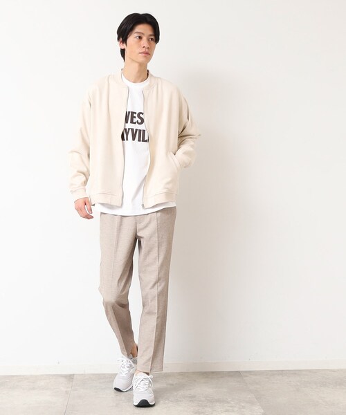 Dessin(デッサン)の「【接触冷感・UV・ウエストゴム】テーパードパンツ(その他パンツ・メンズ・アイボリー/チャコールグレー/ブラウン系その他・03/02)」の13枚目の写真