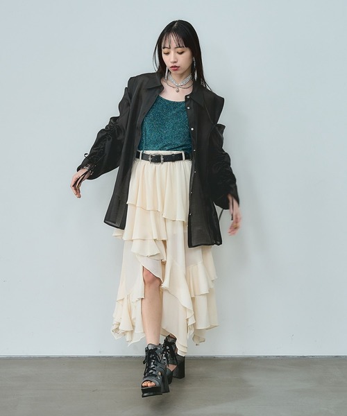 HARE(ハレ)の「スニーカーチャンキーブーサン(HARE)(ブーツ・レディース・ブラック/シルバー/アイボリー・MEDIUM/LARGE/SMALL)」の15枚目の写真