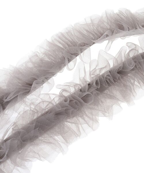 Maison de FLEUR(メゾンドフルール)の「フリルショルダー(スマホグッズ・レディース・ブラック/ピンクベージュ/グレー・FREE)」の12枚目の写真