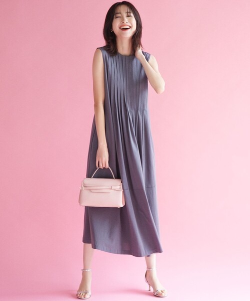 【新品タグ付き】クードシャンス シャドージャージタックワンピース 春秋 新品タグ付き】クードシャンス シャドージャージタックワンピース 春秋