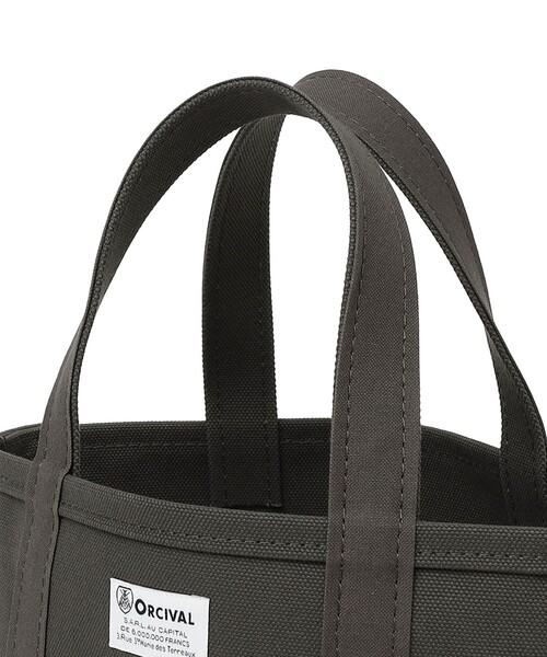 ORCIVAL(オーシバル)の「ORCIVAL: トートバッグ S 25SS(トートバッグ・レディース・オフホワイト/ダークグレー・ONE SIZE)」の6枚目の写真
