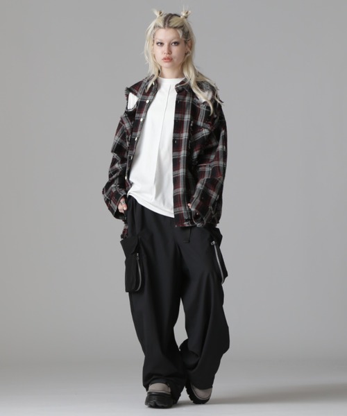DANKE SCHON(ダンケシェーン)の「DankeSchon/ダンケシェーン/SWITCH NYLON CARGO(その他パンツ・レディース・ブラック・M/L)」の11枚目の写真