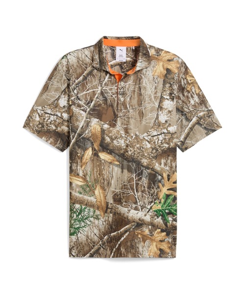 PUMA プーマ メンズ ゴルフ PUMA x REALTREE カモ 半袖 ポロシャツ