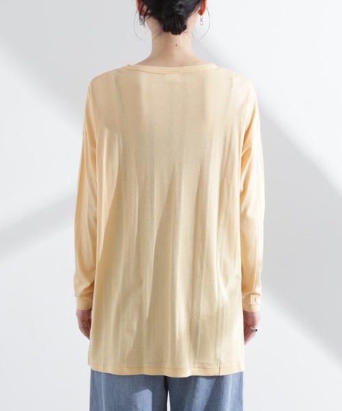NANO universe(ナノユニバース)の「Robert P. Miller/Light Prib Crew L/S tee(Tシャツ/カットソー・レディース・オフホワイト/オレンジ系その他2・FREE)」の19枚目の写真