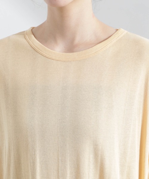 NANO universe(ナノユニバース)の「Robert P. Miller/Light Prib Crew L/S tee(Tシャツ/カットソー・レディース・オフホワイト/オレンジ系その他2・FREE)」の20枚目の写真