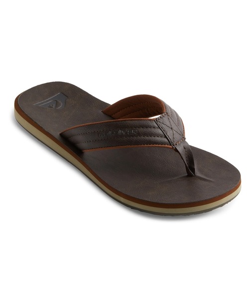 Quiksilver（クイックシルバー）の「CARVER NUBUCK /クイックシルバーヌバックサンダル（ビーチサンダル）（サンダル・メンズ・ベージュ/ブラウン/ブラック・27cm/28cm/26cm/25cm）」の2枚目の写真