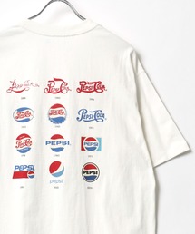 PEPSI | PEPSI×DISCUS/ペプシ×ディスカス コラボ オーバーサイズ ヴィンテージ ロゴプリント 半袖Tシャツ レディース メンズ(Tシャツ/カットソー)