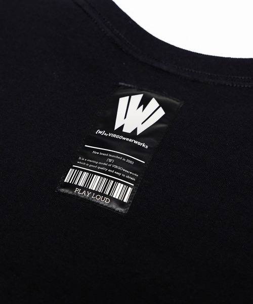 [W] by VIRGOwearworks（ダブリューバイヴァルゴウェアーワークス）の「Metal Logo LSPT（Tシャツ/カットソー・メンズ・ブラック/ホワイト・MEDIUM/LARGE/X-LARGE/XX-LARGE）」の14枚目の写真