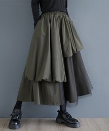 H.TOKYO（エイチトウキョウ）の「レイヤードアシメチュールスカート（スカート）」