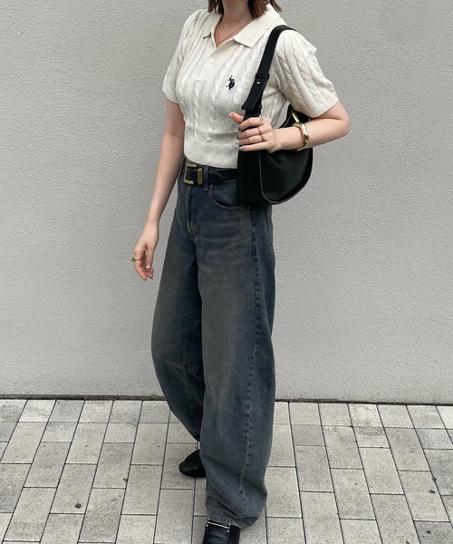 H.TOKYO（エイチトウキョウ）の「H.TOKYO × mimi /ホーボーバッグ（ショルダーバッグ・レディース・ホワイト/ブラック/カーキ・FREE）」の18枚目の写真