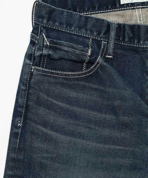 VANQUISH（ヴァンキッシュ）の「VANQUISH / ヴァンキッシュ ウォッシング スキニー デニムパンツ（デニムパンツ・メンズ・ダークインディゴブルー・32inch/30inch/28inch/34inch）」の6枚目の写真