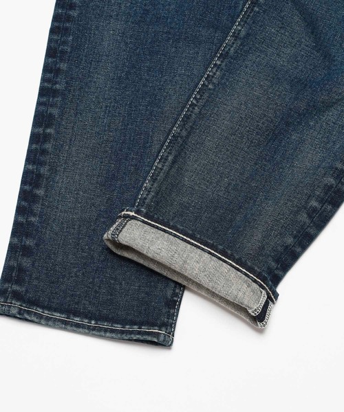 VANQUISH（ヴァンキッシュ）の「VANQUISH / ヴァンキッシュ ウォッシング スキニー デニムパンツ（デニムパンツ・メンズ・ダークインディゴブルー・32inch/30inch/28inch/34inch）」の7枚目の写真