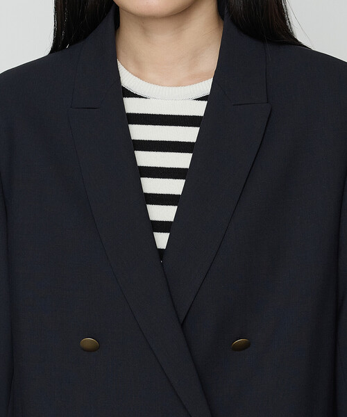 COMME CA（コムサ）の「【セットアップ対応】T／W2WAYストレッチ ジャケット（セットアップ・レディース・ネイビー・9号/11号）」の8枚目の写真