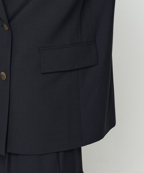 COMME CA（コムサ）の「【セットアップ対応】T／W2WAYストレッチ ジャケット（セットアップ・レディース・ネイビー・9号/11号）」の10枚目の写真