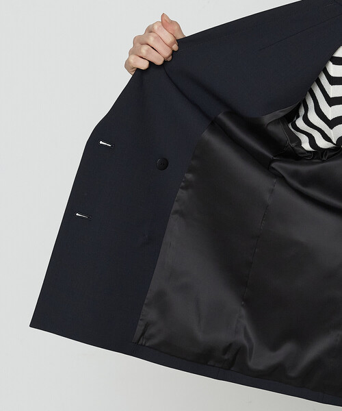 COMME CA（コムサ）の「【セットアップ対応】T／W2WAYストレッチ ジャケット（セットアップ・レディース・ネイビー・9号/11号）」の11枚目の写真