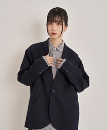 Nora Lily(m[)́yNora LilyzShadow Stripe Design Jacket(e[[hWPbg)