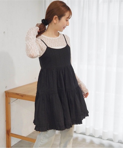 tiptop（ティップトップ）の「【新色登場】チェック/コットンフリル