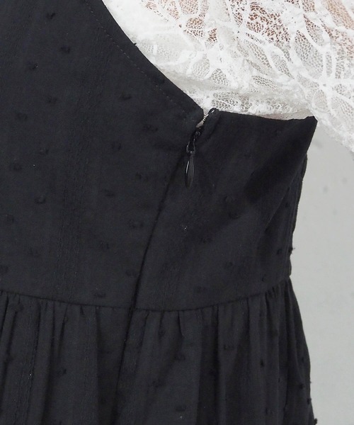 tiptop(ティップトップ)の「【新色登場】チェック/コットンフリルキャミミニワンピース(ワンピース・レディース・オフホワイト/ブラック/ブルー系その他/グレー系その他・FREE)」の15枚目の写真