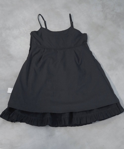 tiptop(ティップトップ)の「【新色登場】チェック/コットンフリルキャミミニワンピース(ワンピース・レディース・オフホワイト/ブラック/ブルー系その他/グレー系その他・FREE)」の17枚目の写真