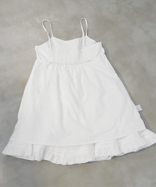 tiptop(ティップトップ)の「【新色登場】チェック/コットンフリルキャミミニワンピース(ワンピース・レディース・オフホワイト/ブラック/ブルー系その他/グレー系その他・FREE)」の12枚目の写真