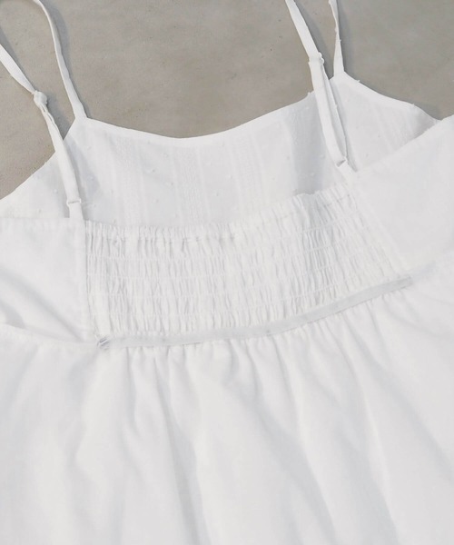 tiptop(ティップトップ)の「【新色登場】チェック/コットンフリルキャミミニワンピース(ワンピース・レディース・オフホワイト/ブラック/ブルー系その他/グレー系その他・FREE)」の13枚目の写真