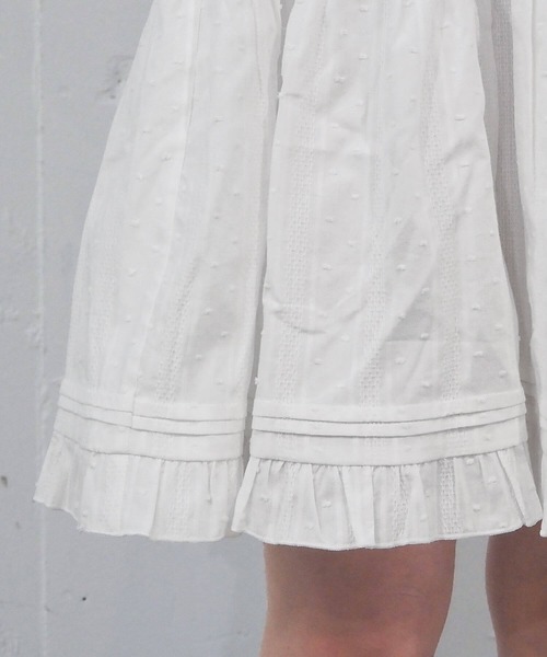 tiptop(ティップトップ)の「【新色登場】チェック/コットンフリルキャミミニワンピース(ワンピース・レディース・オフホワイト/ブラック/ブルー系その他/グレー系その他・FREE)」の7枚目の写真