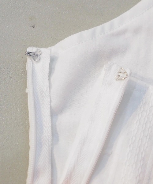 tiptop(ティップトップ)の「【新色登場】チェック/コットンフリルキャミミニワンピース(ワンピース・レディース・オフホワイト/ブラック/ブルー系その他/グレー系その他・FREE)」の20枚目の写真