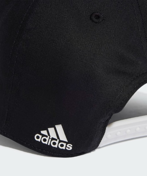 adidas(アディダス)の「adidas/アディダス キャップ デイリーキャップ EVJ90 HT6356(キャップ・メンズ・ブラック×ホワイト・FREE)」の4枚目の写真