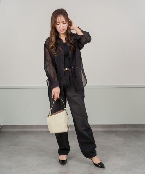 LORISTELLA（ロリステッラ）の「【LORISTELLA/ロリステッラ】ハンドバッグ　ショルダー ワンハンドル バッグ　OLIVIA（ショルダーバッグ・レディース・ブラック/アイボリー/ブラウン・FREE）」の22枚目の写真