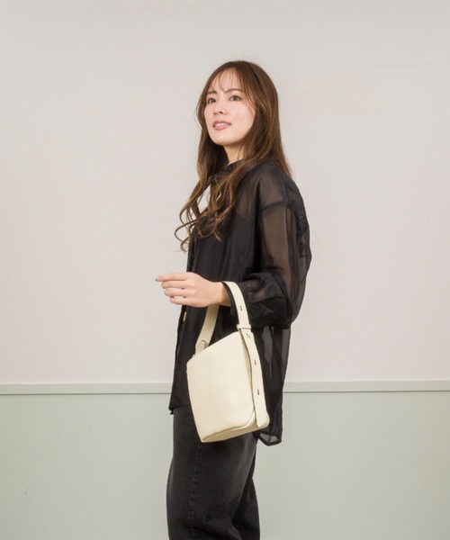 LORISTELLA（ロリステッラ）の「【LORISTELLA/ロリステッラ】ハンドバッグ　ショルダー ワンハンドル バッグ　OLIVIA（ショルダーバッグ・レディース・ブラック/アイボリー/ブラウン・FREE）」の19枚目の写真