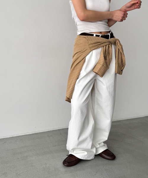 CANAL JEAN（キャナルジーン）の「El mar　チェックオーバーシャツ（シャツ/ブラウス・レディース・ブラック/イエロー・ONE SIZE）」の8枚目の写真