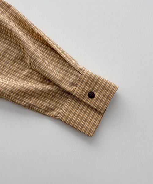 CANAL JEAN（キャナルジーン）の「El mar　チェックオーバーシャツ（シャツ/ブラウス・レディース・ブラック/イエロー・ONE SIZE）」の16枚目の写真