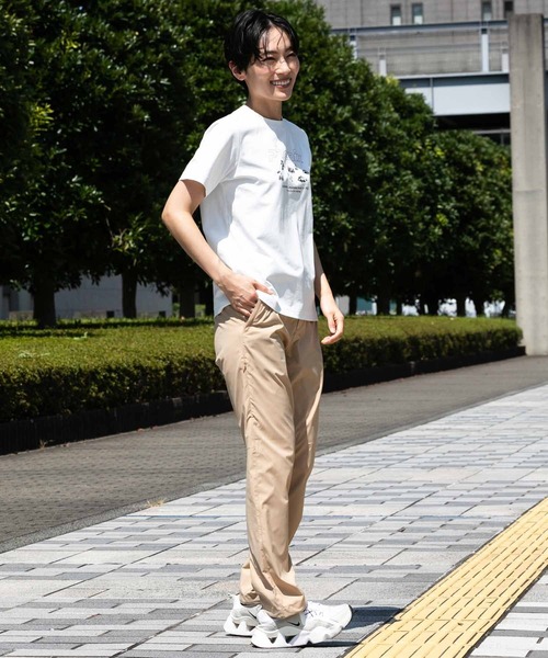 phenix outdoor(フェニックスアウトドア)の「phenix OUTDOOR(フェニックスアウトドア) レディース アウトドアロゴ 半袖Tシャツ (吸水速乾 / 通気性)(Tシャツ/カットソー・レディース・チャコールグレー/オフホワイト/ライトブルー・M/XL/L/S)」の17枚目の写真