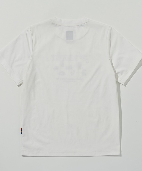 phenix outdoor(フェニックスアウトドア)の「phenix OUTDOOR(フェニックスアウトドア) レディース アウトドアロゴ 半袖Tシャツ (吸水速乾 / 通気性)(Tシャツ/カットソー・レディース・チャコールグレー/オフホワイト/ライトブルー・M/XL/L/S)」の4枚目の写真
